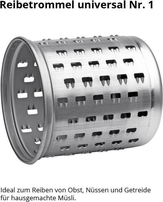 Actual product image Tromco Grater attachment set classic with drum 1/2/3 (Kenwood)