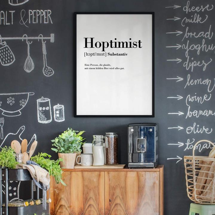 Image du produit Trenddeko Grammaire - Hoptimist (24 x 30 cm)