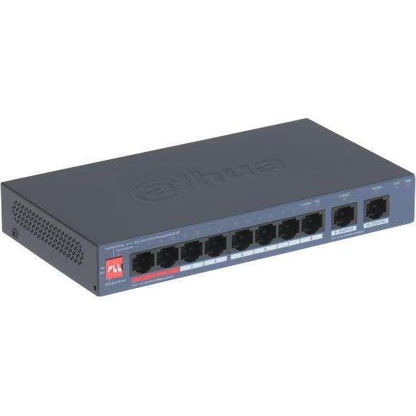 Dahua Switch Technology SWITCH POE CS4010-8GT-110 10-portawy, 8 (Kit di montaggio), Accessori per telecamere di rete