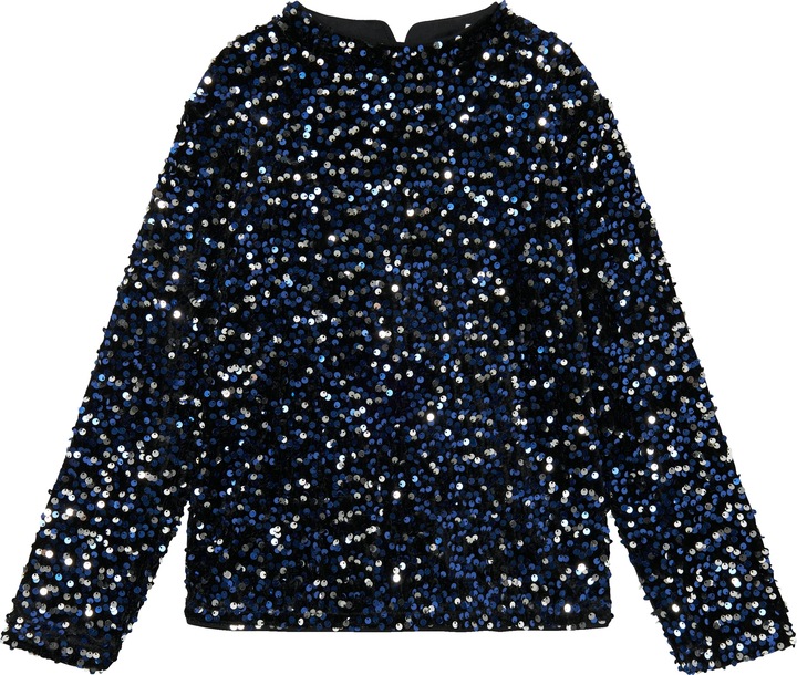 Actual product image Name it Sequin top with long sleeves (116)