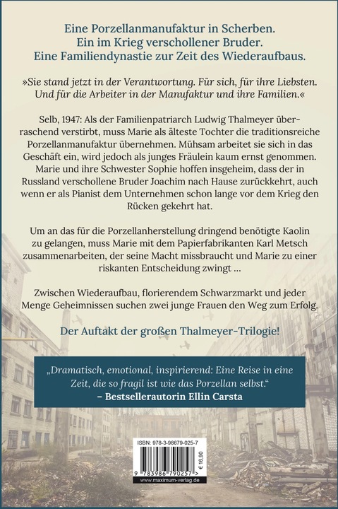 Produktbild Maximum Die Porzellanmanufaktur - Zerbrechlicher Frieden (Deutsch, Stefan Maiwald, 2023)