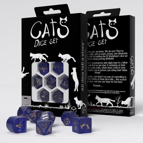 Thumbnail - Q Workshop CATS Modern Dice Set: Meowster