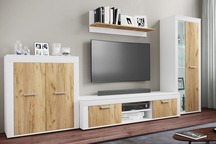 Image du produit VCM 4 pcs. Ensemble de meubles muraux Meuble-paroi Usilo XL (300 x 37 x 159 cm)