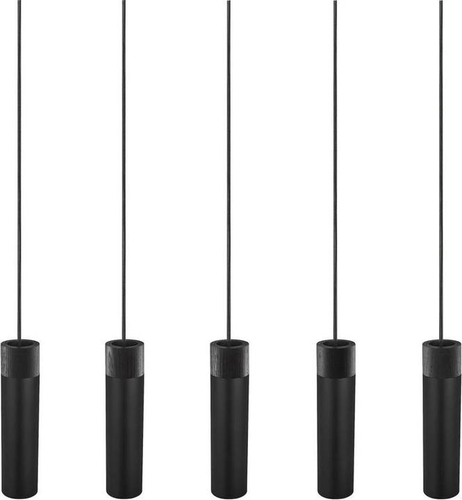 Produktbild Nordlux Tilo, 5-Pendelleuchte, Schwarz (GU10)
