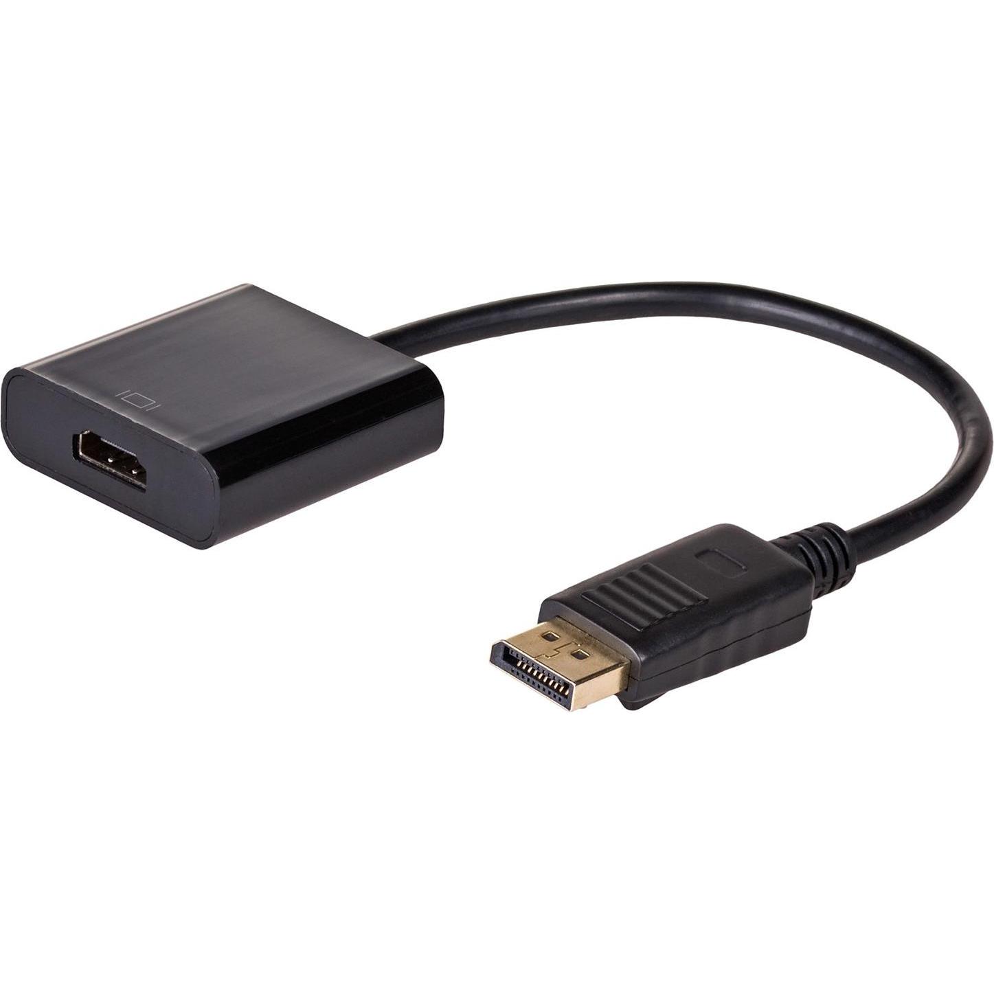 Akyga AK-AD-11 (HDMI, 11.90 cm), Data + Video Adapter, Schwarz