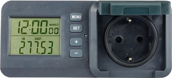 Produktbild REV ENERGIEKOSTENMESSGERÄT EP011CTL-GR, LCD-DISPLAY, IP44, SCHWARZ-GRÜN