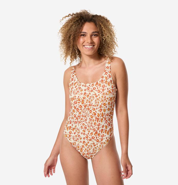 Produktbild Decathlon Badeanzug Damen Leopardenmuster Polyester