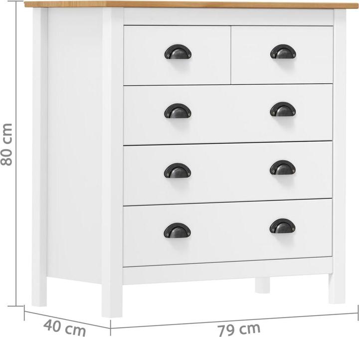 Image du produit vidaXL Sideboard (40 x 40 x 80 cm)