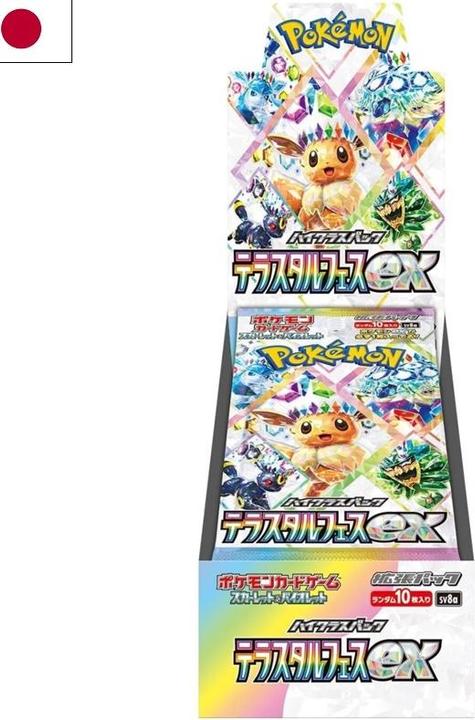 Actual product image Pokémon Terastal Festival ex (Japanese, Booster display)