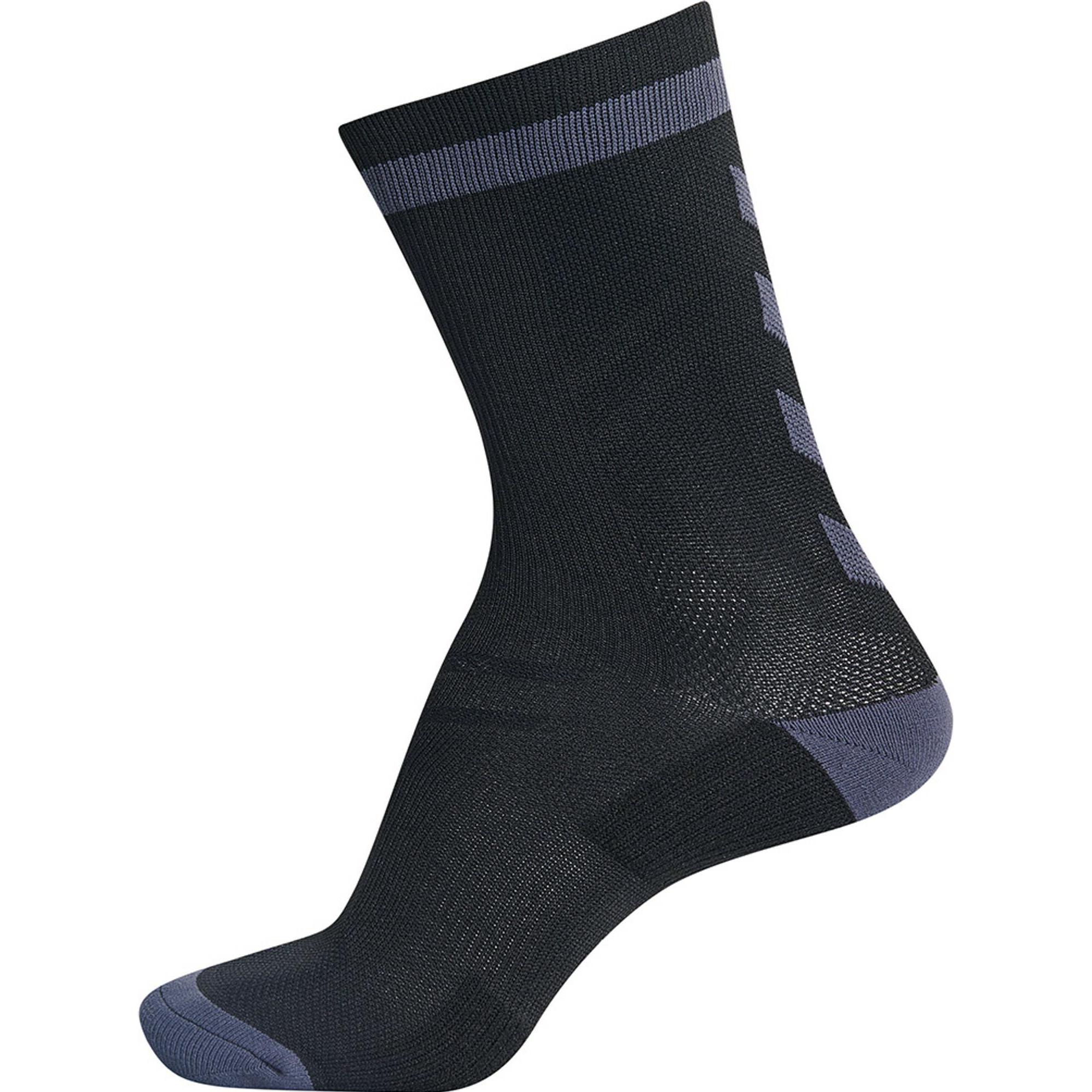 hummel, Herren, Sportsocken, Elite Indoor Sock Low (43 - 45), Schwarz