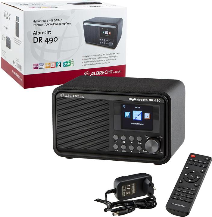 Actual product image Albrecht DR 490 (Web radio, DAB+, Wi-Fi)