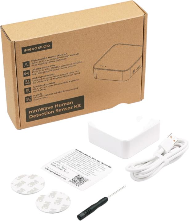 Actual product image Seeed Studio mmWave Radar Personal Presence Kit