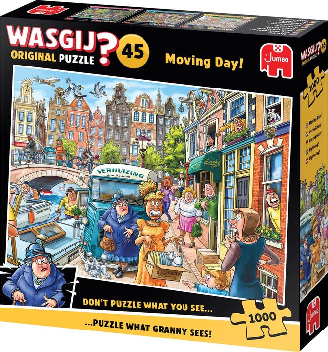 Actual product image Jumbo Wasgij - Original 45: Moving Day. (1000 pieces)