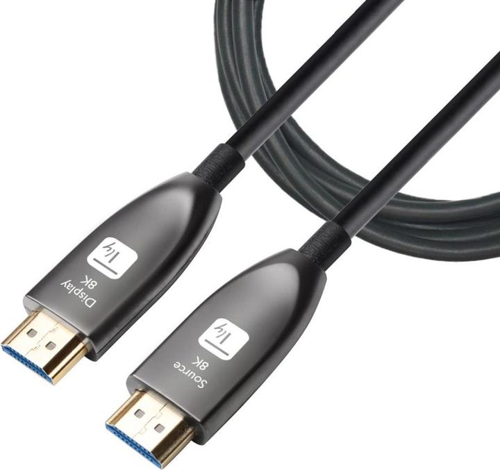 Image du produit Techly Câble à fibre optique HDMI 8K 60Hz AOC 15m (15 m)