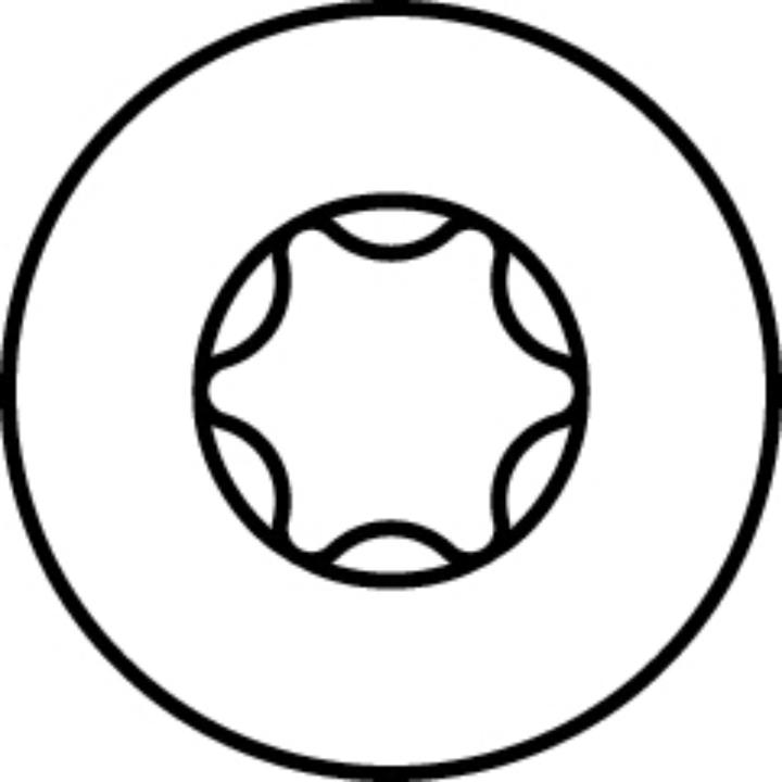 Produktbild Heco TOPIX plus Profi Holzbauschraube 6,0 x 180 mm 100 Stück ( 61176 ) Teilgewinde Holzschraube, Tel (100 Schrauben pro Stück)