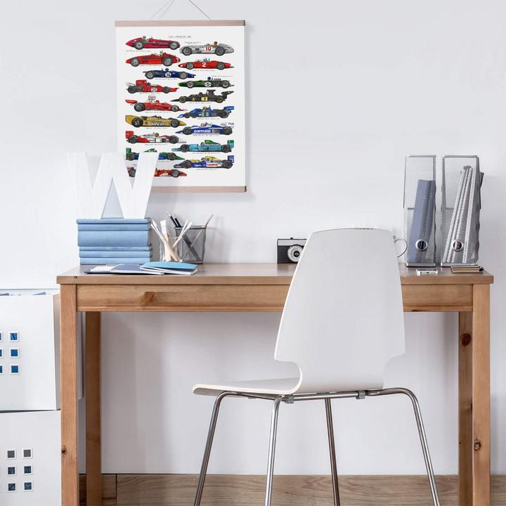 Image du produit Trenddeko Voitures de course (30 x 40 cm)