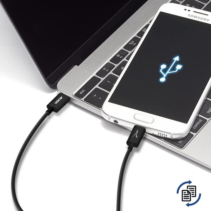 Actual product image Akashi USB-C / USB-C 60W cable (1 m, 60 W)