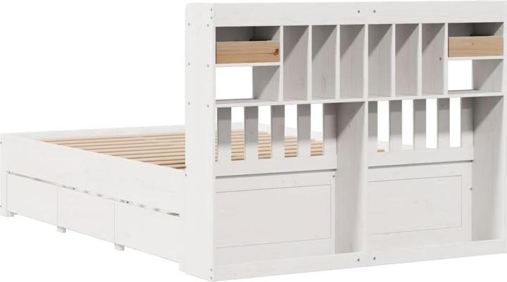 Produktbild vidaXL Bett mit Regal (150 x 200 cm)