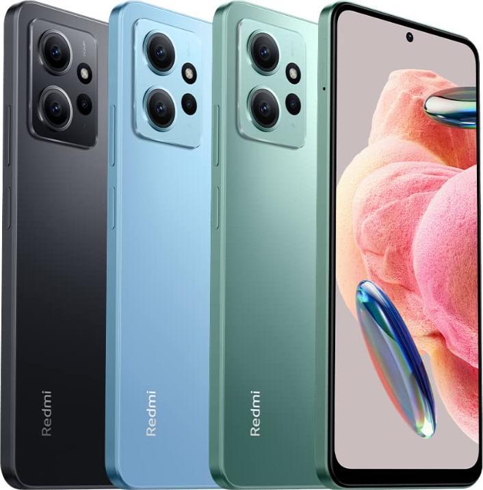 Actual product image Xiaomi Redmi Note 12 (256 GB, Onyx Gray, 6.67", Dual SIM, 4G)