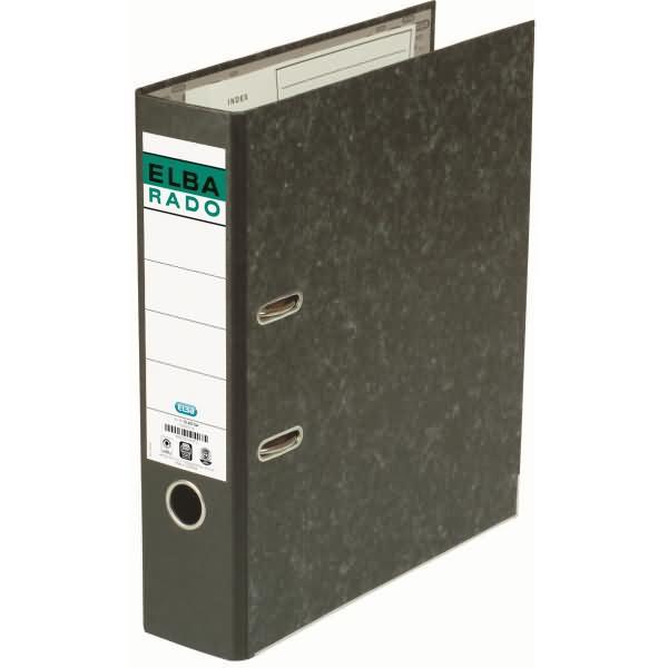 Actual product image Elba Folder rado 100081018 DIN A4 80mm cardboard black (100081018) (A4, 80 mm, 1 pcs.)