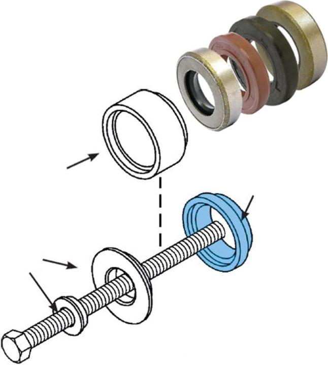 Immagine prodotto KS Tools Set di attrezzi per il montaggio del paraolio e della guarnizione radiale dell'albero