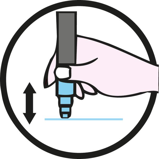 Actual product image Posca PC-1MR Fineliner brand (Glacier Blue, 0.70 mm, 1 x)