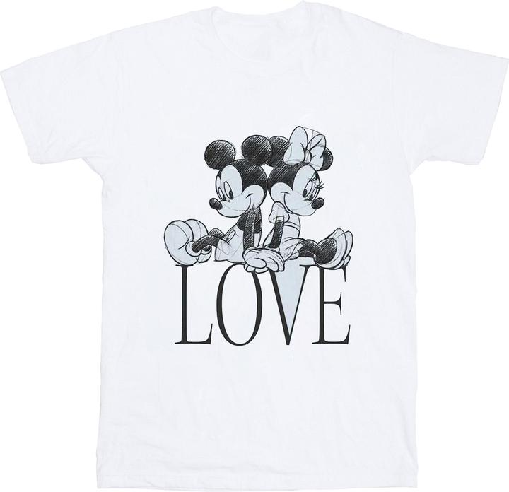 Image du produit Disney - T-shirt MICKEY AND MINNIE MOUSE LOVE - Homme (M)