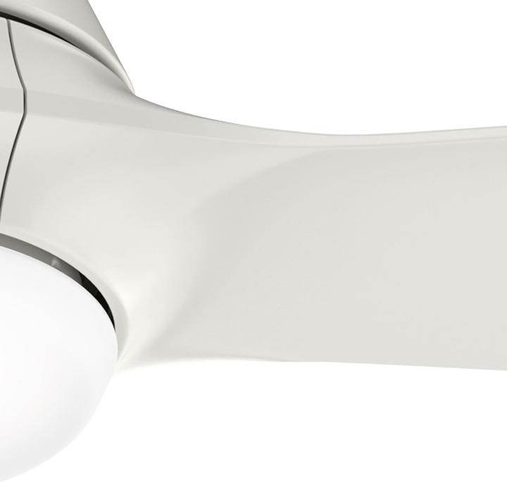 Actual product image Hunter Fans DC Deckenventilator Calabasas LP Weiss mit LED (40.70 dB)