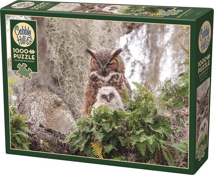 Actual product image Cobble Hill Puzzle 1000 pieces Great Horned Owl (1000 pieces)
