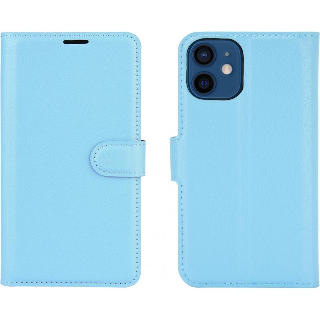 Thumbnail - Screenguard Apple iPhone 12 Leather Guard Lederhülle (Apple iPhone 12), Smartphone Hülle, Blau