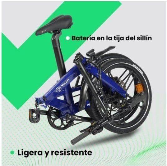 Actual product image Youin Elektrisches Fahrrad Bk1350B Marbella Blau 250 W 20"