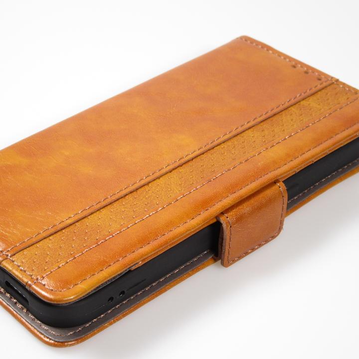 Immagine prodotto PhoneLook Custodia in pelle con portafogli a scorrimento con strisce e portacarte (Apple iPhone 13)