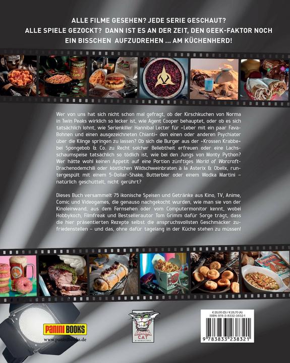 Image du produit Panini HOLLYFOOD: 75 Rezepte für Filmfans, Serienjunkies, Geeks und Nerds (Allemand, Tom Grimm, 2019)