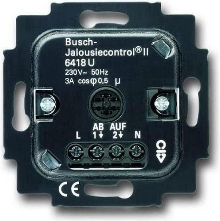 Actual product image Busch-Jaeger Flush-mounted basic blind insert 6418U for 6430 + 6456 + 6457