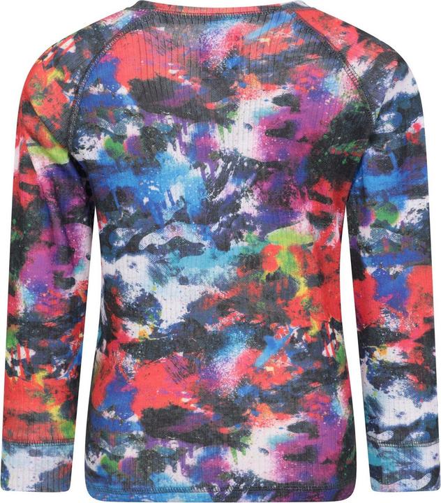 Actual product image Mountain Warehouse Childrens/Kids Talus Painted Effect Long-Sleeved Base Layer Set (104)