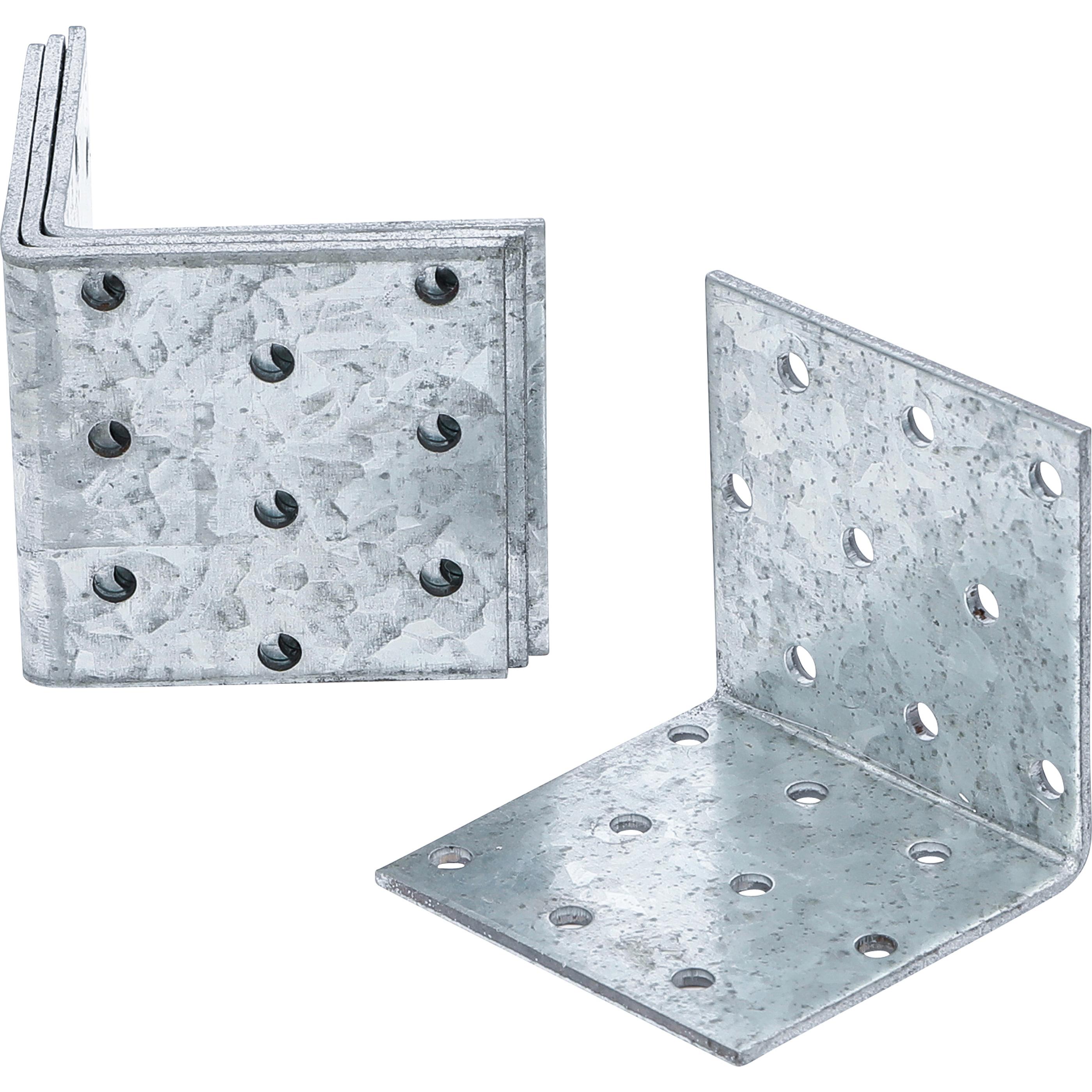 BGS, Baubeschläge + Holzverbinder, Winkelverbinder 60 x 60 x 60 mm 4-tlg. (Winkelverbinder, 4 Stk.)