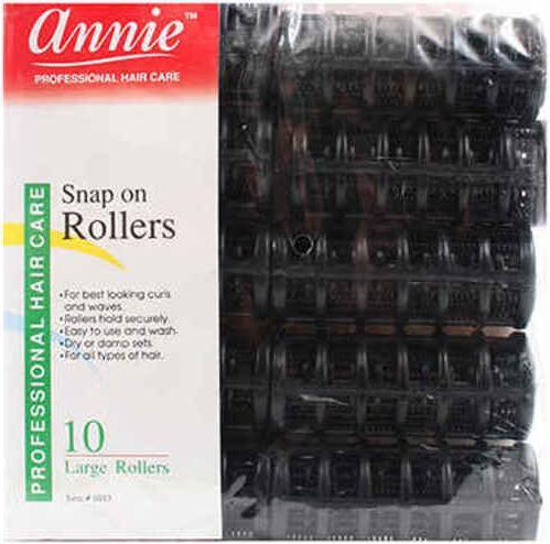 Annie Lockenwickler gross Schwarz (10 uds)