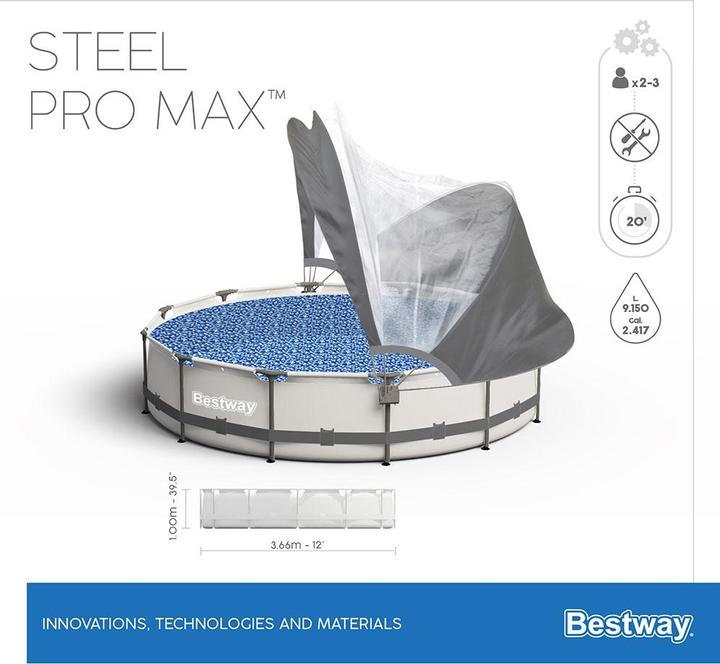Actual product image Bestway Steel Pro Max Pool Set (Ø 366 x 100 cm)