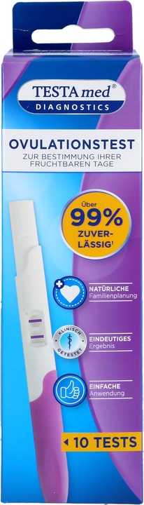 TESTAmed Ovulation Test, 10 pcs TES