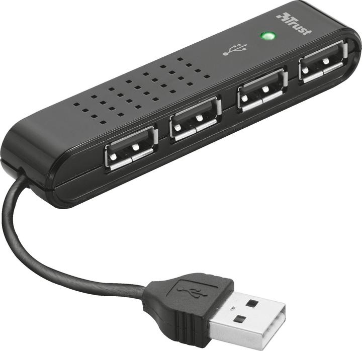 Produktbild Trust Mini USB 2.0 Hub (USB-A, 4 Ports)