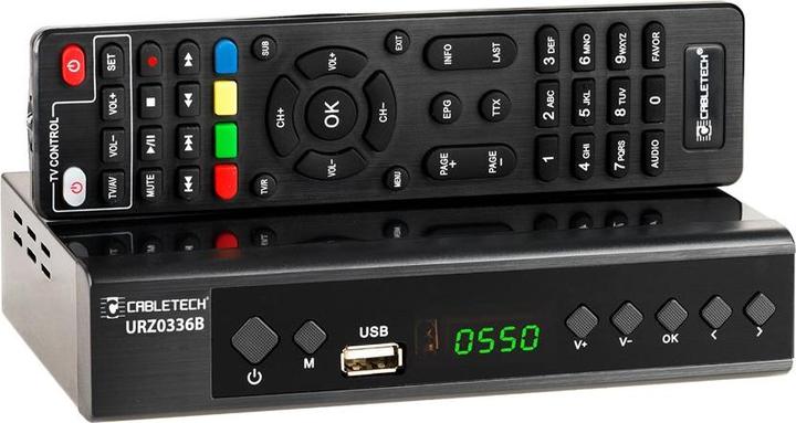 Cabletech Tuner DVB-T2 H.265 HEVC (DVB-T, DVB-T2, DVB-S2, DVB-C)