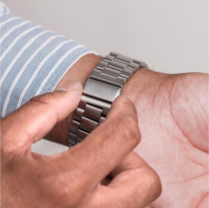 Actual product image Vonmählen Link Bracelet 2 silber 44 / 45 / 46 / 49 mm (44 mm, 316L stainless steel)