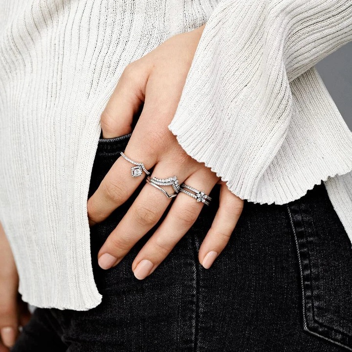 Immagine prodotto Pandora Anello Tiara Wishbone (56, 925 Argento)