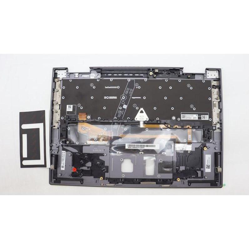 Lenovo Mech asm Bl Kb Gy Fpr Ww Ger, Notebook Ersatzteile, Grau