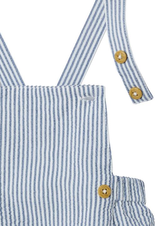 Produktbild Vertbaudet Baby-Set: Body & gestreifte Latzshorts (74)