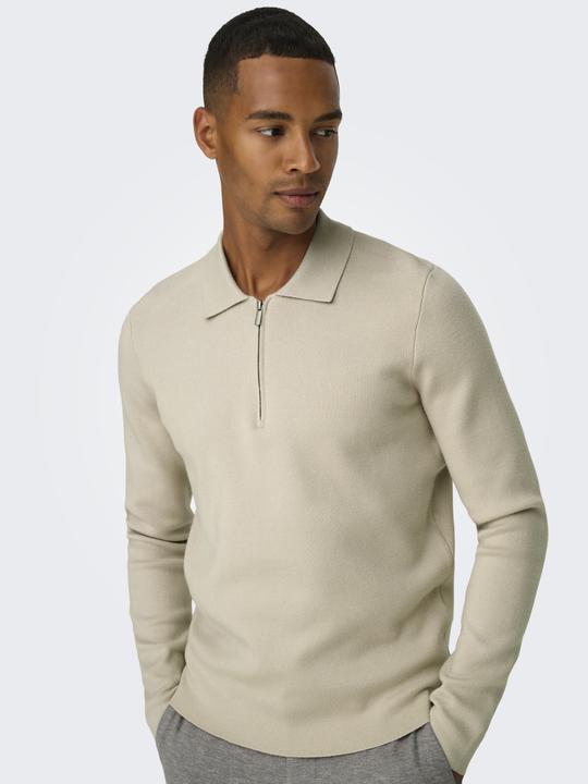 Immagine prodotto Only & Sons Onscooper Reg Ls 12 Half Zip Polo (XXL)