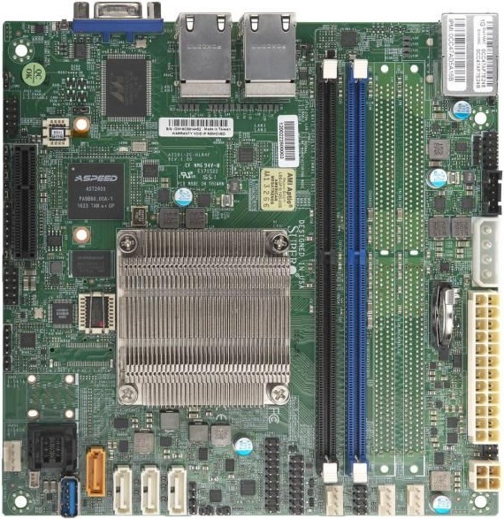 Supermicro A2SDi-4C-HLN4F (FCBGA1310, Intel SoC, Mini-ITX)