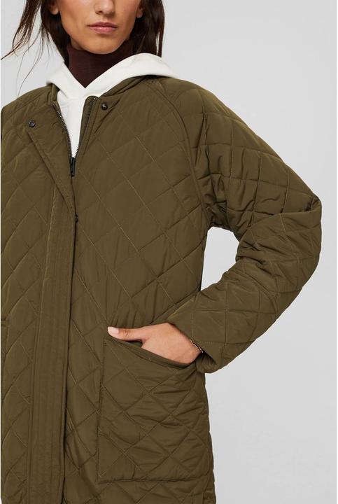 Actual product image Esprit Recycled Diamond Stitch Coat