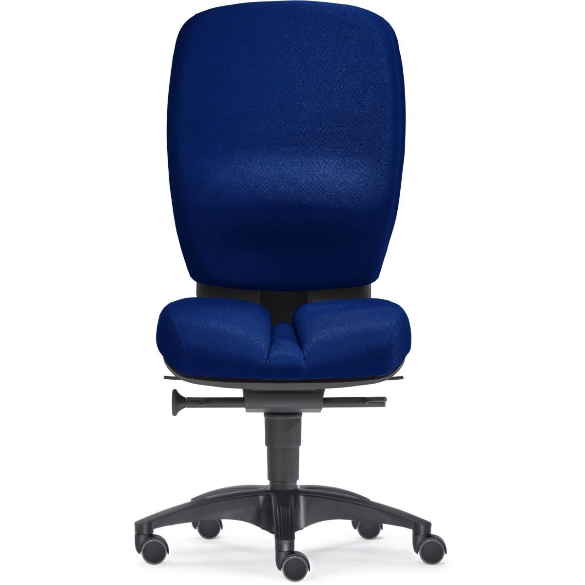 Sitwell, Bürostuhl, Büro-Drehstuhl Mister Office ohne Armlehnen Polyamid-Fusskreuz dunkelblau