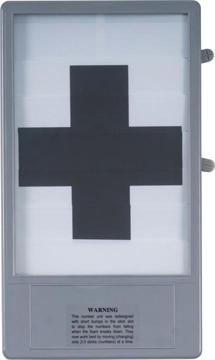 Actual product image Sport-Thieme Number cassette for manual display panel